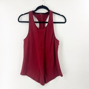✅ ZYIA RED RACERBACK YOGA TANK SIZE MEDIUM